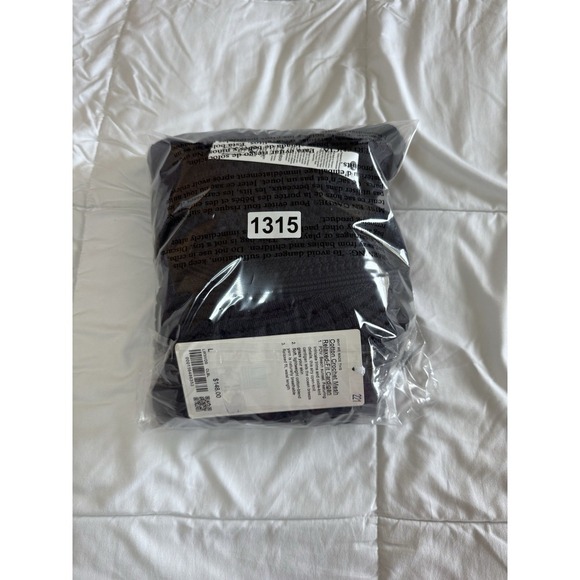 New Lululemon Size Large Cotton Crochet Mesh Relaxed-Fit Cardigan Club Blue NWT - Picture 10 of 10